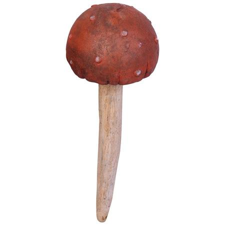 DESIGN TOSCANO Garden Gnome Wild Mushroom Stake Collection: Button FU42016